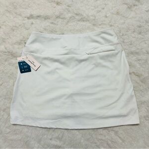 Tommy Bahama White Athletic Skort with Zip Pocket